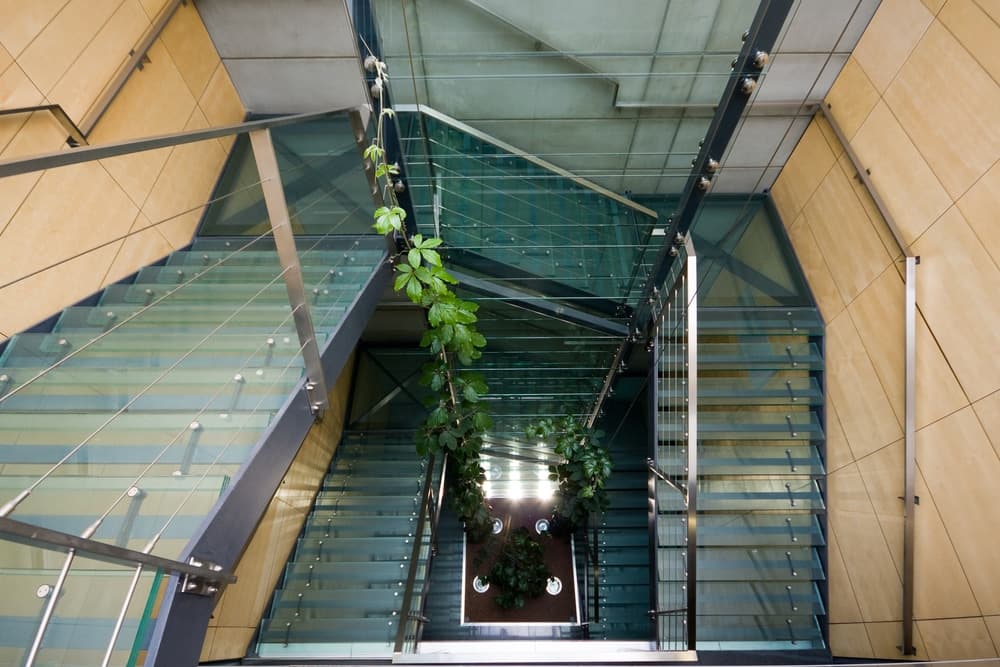 Add Glass Handrails to Rejuvenate Your Business Interior
